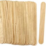 50 pack of 8 inch jumbo wooden craft sticks for creative diy projects logo