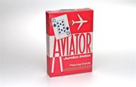 enhanced visibility aviator jumbo index playing cards logo