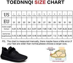 img 1 attached to TOEDNNQI Sneakers: Lightweight Breathable Athletic Boys' Shoes and Sneakers for Active Performance