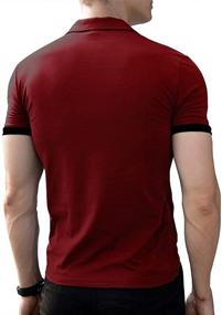 img 3 attached to Cotton Pocket T-Shirt for Men - Casual Sleeve Shirt in Shirts' Clothing