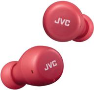 🎧 беспроводные внутриканальные наушники jvc gumy mini true wireless, bluetooth 5.1, водонепроницаемые (ipx4), увеличенное время работы батареи (до 15 часов) - haz55tr (красные) логотип