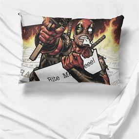 img 1 attached to Jay Franco Marvel Deadpool Pillowcase