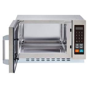 img 1 attached to 🍽️ AmazonCommercial Microwave Oven: 1000-Watts, 1.2 Cubic Feet, Stainless Steel with Membrane Control