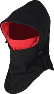 🧣 warm fleece balaclava ski bike full face mask: ultimate winter sports cap & neck warmer logo