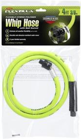 img 3 attached to Flexzilla Ball Swivel Whip Air Hose: 3/8 in. x 4 ft., Heavy Duty, Lightweight, Hybrid – ZillaGreen