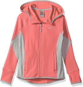 img 1 attached to 🧥 Girls' Full Zip Hooded Jacket for Optimal Avalanche Protection