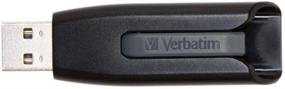 img 4 attached to 💾 Серый флэш-накопитель Verbatim Store 'n' Go V3 USB 3.0 - 32 ГБ