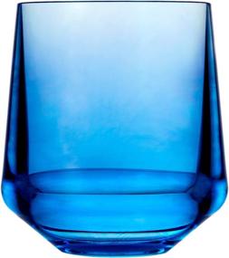 img 3 attached to Drinique Stemless Tritan Wine Glasses, Blue - Unbreakable 4-Pack for Ultimate Durability