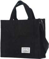 👜 corduroy crossbody bag purse for women: mini travel handbags & eco-friendly bags logo