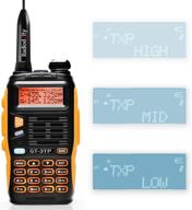 📻 enhanced baofeng gt-3tp mark-iii dual band two way radio handheld transceiver - 8w/4w/1w power options, including car charger logo