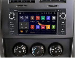 img 1 attached to 🚗 6.2-дюймовый LCD-экран Android 10.0 Магнитола CD DVD плеер для Jeep Wrangler Dodge Chrysler - автомагнитола с навигационной системой, функцией Bluetooth, Wi-Fi и GPS.