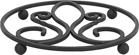 img 2 attached to 🔲 Spectrum Diversified Patrice Trivet Black: Stylish and Functional Kitchen Accessory