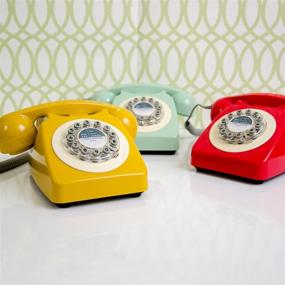 img 1 attached to 📞 Vintage Rotary Home Telephone with Retro Design