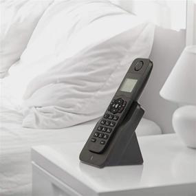 img 1 attached to 📞 Convenient Cordless Home Phone with Call Blocking, Space Saving Design, Easy Operation, Multi-Language Interface, Adjustable Volume - Black