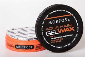 img 4 attached to 💦 MORFOSE Aqua Hair Wax - 175 ml. Pro Haircare Boosts Glossiness and Provides a Firm Hold by MORFOSE