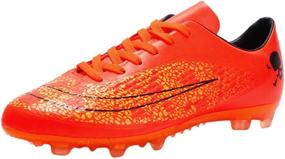 img 1 attached to 👟 Comfortable Outdoor Athletic Men's Football Shoes by IFANS