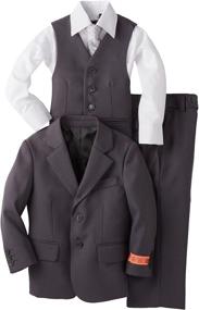 img 1 attached to 👕 Stylish and Comfortable: Joey Couture Little Boys' Solid Sport Suit for Active Kids