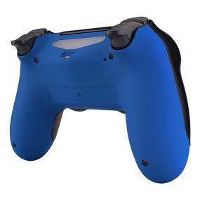 img 4 attached to Enhance Your Gaming Experience with eXtremeRate Blue Soft Touch Bottom Shell for PS4 Slim 🎮 Pro Controller: Perfect Replacement Parts for Improved Gameplay - Compatible with JDM-040, JDM-050 and JDM-055 Controllers