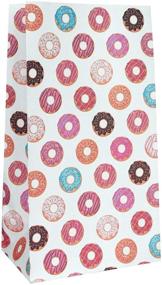 img 4 attached to Donut Favor Bags 24 Count Colorful