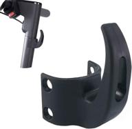 🔌 solid plastic handy hanger hook for ninebot scooter - perfect hanging pothook accessory for segway ninebot max e-scooter, black logo