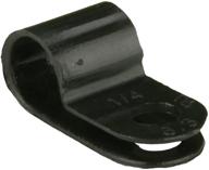 🔒 enhance visibility with bay bcc38 3/8-inch black cable clamp - pack of 100 logo