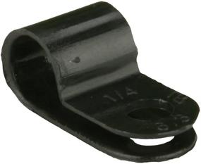 img 1 attached to 🔒 Enhance Visibility with Bay BCC38 3/8-Inch Black Cable Clamp - Pack of 100