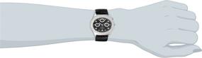 img 3 attached to 🕰️ Peugeot Women's 340BK: Stylish Silver-Tone Watch with Swarovski Crystal Accents and Multi-Function Black Leather Strap