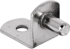 img 2 attached to 🔩 Pack of 8 Prime-Line Products U 10171 Shelf Support Pegs, 5mm Steel with Nickel Plating