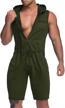 coofandy jumpsuits fashion sleeveless bodysuit men's clothing logo