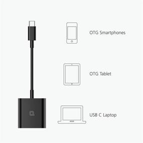 img 1 attached to 📱 Nonda USB C to SD Card Reader – Thunderbolt 3 Adapter for iPad Pro 2020, MacBook Pro 2019, Galaxy S10/S9, Surface Book 2 and More