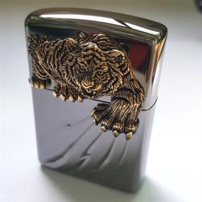 img 3 attached to Authentic Zippo Tiger Claw BI 🐯 Lighter Set - Genuine Packaging with 6 Flints