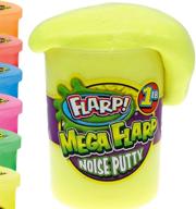 🎉 1 pound mega flarp noise putty scented: squishy sensory toy for easter, autism stress relief, party favors, bulk supply for kids & adults - ja-ru fidget toy (335-1) логотип