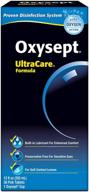 💦 oxysept disinfecting solution: neutralizer ultracare formula, 12 oz. - effective germ-killing solution logo