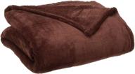 🍫 therma plush blanket by northpoint hotel collection - full/queen size in chocolate logo