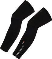 warmth and protection: cycearth men's winter thermal fleece leg warmers for cycling logo