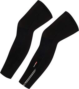 img 4 attached to Warmth and Protection: CYCEARTH Men's Winter Thermal Fleece Leg Warmers for Cycling