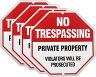 guardian property trespassing sign: trespassers prosecuted, weatherproof design logo