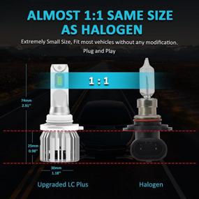 img 1 attached to ️ LASFIT 9005 LED Bulbs, 6000K Conversion Kit - Halogen Replacement, 360° Beam Adjustment, Easy Installation (2pcs)
