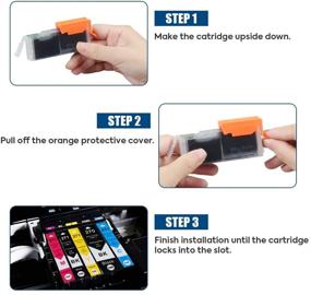 img 3 attached to 🖨️ Allwork Compatible Ink Cartridges Replacement for Canon PIXMA PGI-270XL CLI-271XL 270 271 PGI270XL CLI271XL for Canon TS6020 9020 5020 8020 MG7720 6821 5720 6820 5722 6800 5700 6822 5(KKCMY)