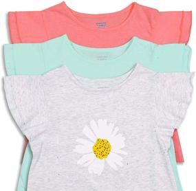 img 3 attached to GLASH Kids Little Short Sleeve T Shirts Girls' Clothing in Tops, Tees & Blouses