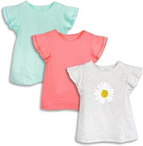 img 4 attached to GLASH Kids Little Short Sleeve T Shirts Girls' Clothing in Tops, Tees & Blouses