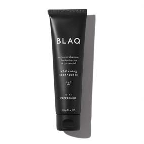 img 4 attached to Blaq Activated Charcoal Toothpaste - Organic Vegan Formula for Teeth Whitening, Stain Removal, Gum & Enamel Health, and Fresh Breath - SLS Free – 4 OZ / 113g