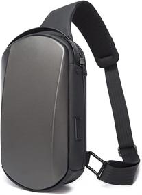 img 4 attached to BANGE Crossbody Backpack Waterproof Shoulder