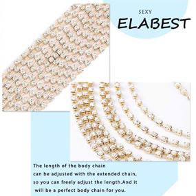 img 1 attached to ELABEST Crystal Rhinestone Nightclub Accessories