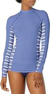 women's rip curl trestles long sleeve rashguard logo