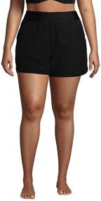 img 4 attached to 🩳 Lands' End Women's 5" Quick Dry Elastic Waist Board Shorts: Ultimate Swim Cover-up Shorts