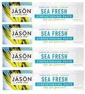 🦷 jason all-natural sea fresh toothpaste - 6 oz - pack of 4 logo