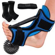 🌿 plantar fasciitis relief: brace, splint night, premium orthotic socks, achilles tendonitis support, innovative 5d mesh, skin-friendly & durable логотип