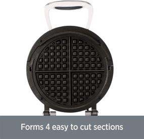 img 1 attached to 🧇 All-Clad WD700162 Stainless Steel Classic Round Waffle Maker - 7 Browning Settings, 4-Section Design, Silver