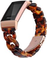 смола ayeger resin band совместима с fitbit charge 4 логотип